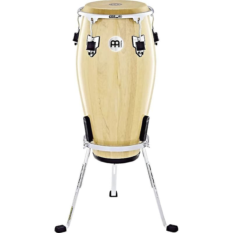 Tumba conga Meinl Marathon Exclusive Series de 12 1/2" con acabado natural y herrajes cromados MECR1212NT-CH